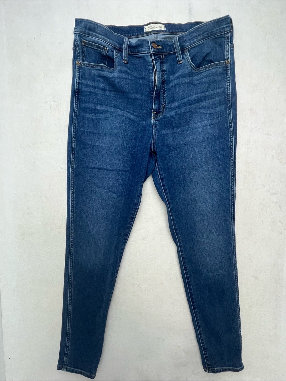 Madewell Women’s Dark Wash 10" Roadtripper Skinny Stretch Denim Jeans Size 32